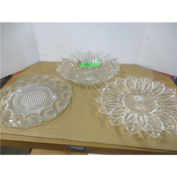 ESTATE:  SET OF 3 DISHES