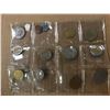 Image 2 : STOCK SHEET OF 12 WORLD COLLECTABLE COINS