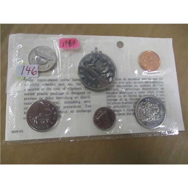 1984 PROOF CANADA MINT SEALED COIN SET