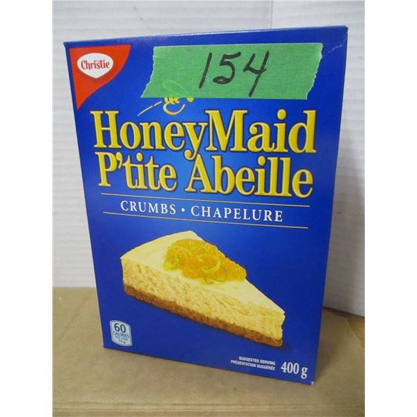 SHELF PULLS (AS IS):  HONEY MAID CRUMBS (400G) - BOX