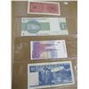 Image 2 : STOCK SHEET OF WORLD CURRANCY BANK NOTES