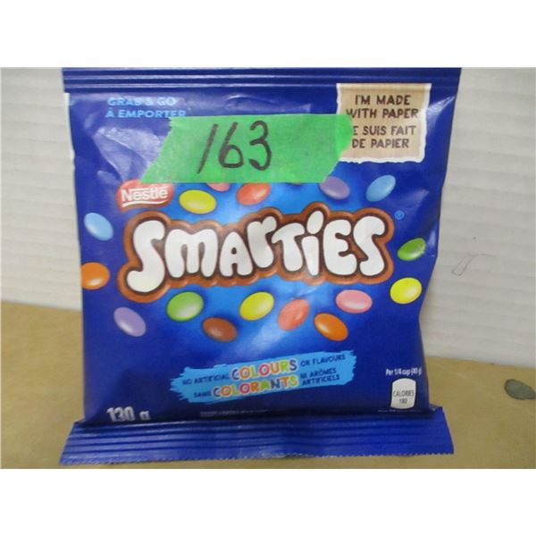 SHELF PULLS (AS IS):  SMARTIES (130G) - BAG