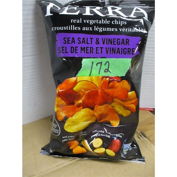 SHELF PULLS (AS IS):  TERRA SEA SALT & VINEGAR CHIPS (147G) - BAG