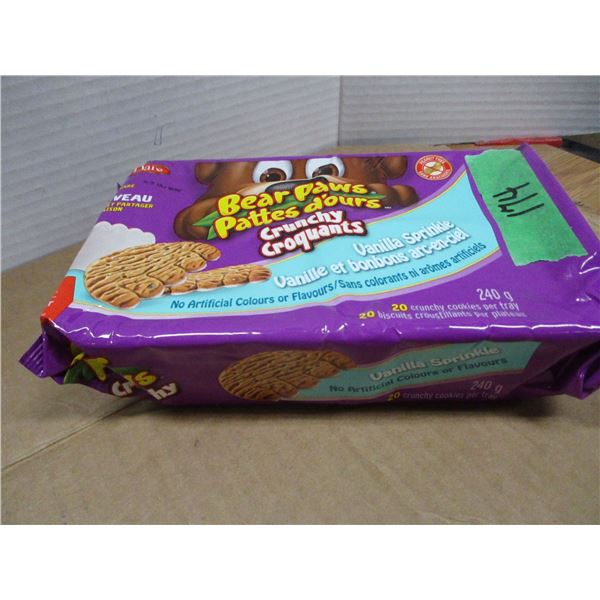 SHELF PULLS (AS IS):  BEAR PAW VANILLA COOKIES (240G) - BOX