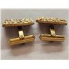 Image 2 : Gold Filled Cuff Links With Gold Nuggets