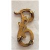 Image 2 : Gold Nugget Initial "F" Brooch