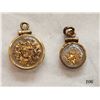 Image 1 : Placer Gold Nugget Encased Charms