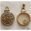 Image 1 : Placer Gold Nugget Encased Charms