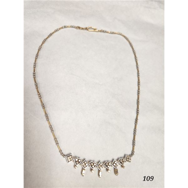 18K Gold And Diamond Necklace