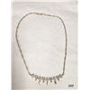 Image 1 : 18K Gold And Diamond Necklace