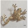 Image 1 : 9Ct (375) Gold Frog Brooch