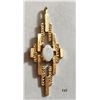 Image 1 : 10K Gold Modernist Opal Pendant