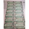Image 1 : 14 Vintage Canadian One Dollar Bills