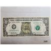 Image 1 : Vintage United States One Dollar Bill With Santa Claus Face