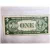 Image 2 : Vintage United States One Dollar Bill