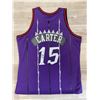 Image 2 : Vince Carter Purple Raptors Jersey Autographed By Vince Carter