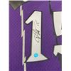 Image 4 : Vince Carter Purple Raptors Jersey Autographed By Vince Carter