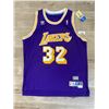 Image 1 : Magic Johnson Purple Lakers Jersey Signed In Person