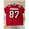 Image 2 : Rob Gronkowski Red Tampa Bay Buccs Jersey Autographed