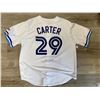 Image 2 : Joe Carter White Blue Jays Jersey Autographed