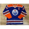 Image 1 : Wayne Gretzky Edmonton Blue And Orange Oilers Jersey Autographed