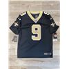 Image 1 : Drew Brees Black No Saints On Field Jersey Autographed