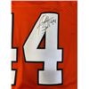 Image 2 : Adam Bighill Orange Bc Lions Jersey Autographed