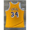 Image 2 : Shaquille O'Neal Yellow Lakers Jersey Autographed