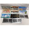 Image 1 : 10 Assorted American License Plates