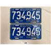 Image 1 : Pair Of 1969 British Columbia License Plates
