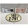 Image 1 : 3 Assorted License Plates , B.C, European, Etc…