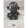 Image 2 : Vintage Aluminium Black Americana Mechanical Bank