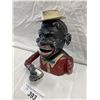 Image 2 : Vintage Aluminium Black Americana Mechanical Bank
