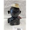 Image 3 : Vintage Aluminium Black Americana Mechanical Bank