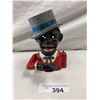 Image 1 : Cast Iron Vintage Black Americana Mechanical Bank