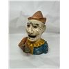 Image 1 : Vintage Cast Iron Humpty Dumpty Mechanical Bank