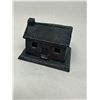 Image 2 : Vintage Metal Log Cabin Still Bank