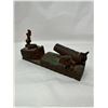 Image 1 : Vintage Mechanical Bank Cannon And Ship U.S Spain
