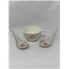 Image 1 : 2 Vintage Soup Spoons, Hong Kong Village Vernon B.C And Hotel Devonshire Teacup