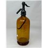 Image 2 : Vintage Amber Glass Thorps Seltzer Bottle Vancouver B.C