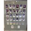 Framed McDonalds Allstars Limited Edition Series By Upperdeck 1991 Hockey Cards