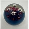 Image 1 : Art Glass Paper Weight Space Port By Caithness 671/1500