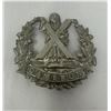 Image 1 : World War I Cameron Highlanders Cap Badge All White Metal