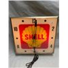 Image 1 : Vintage Shell Pam Clock, Lights Up And Works In Great Condition