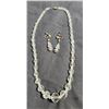 Image 1 : Crystal Necklace With Pair Of Crystal Earrings