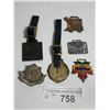 Image 1 : 6 Vintage Watch Fobs