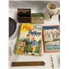 Image 3 : Assorted Collectibles, Pan, Candy Dish, Dow Ale Mug, Viewmaster, Etc…