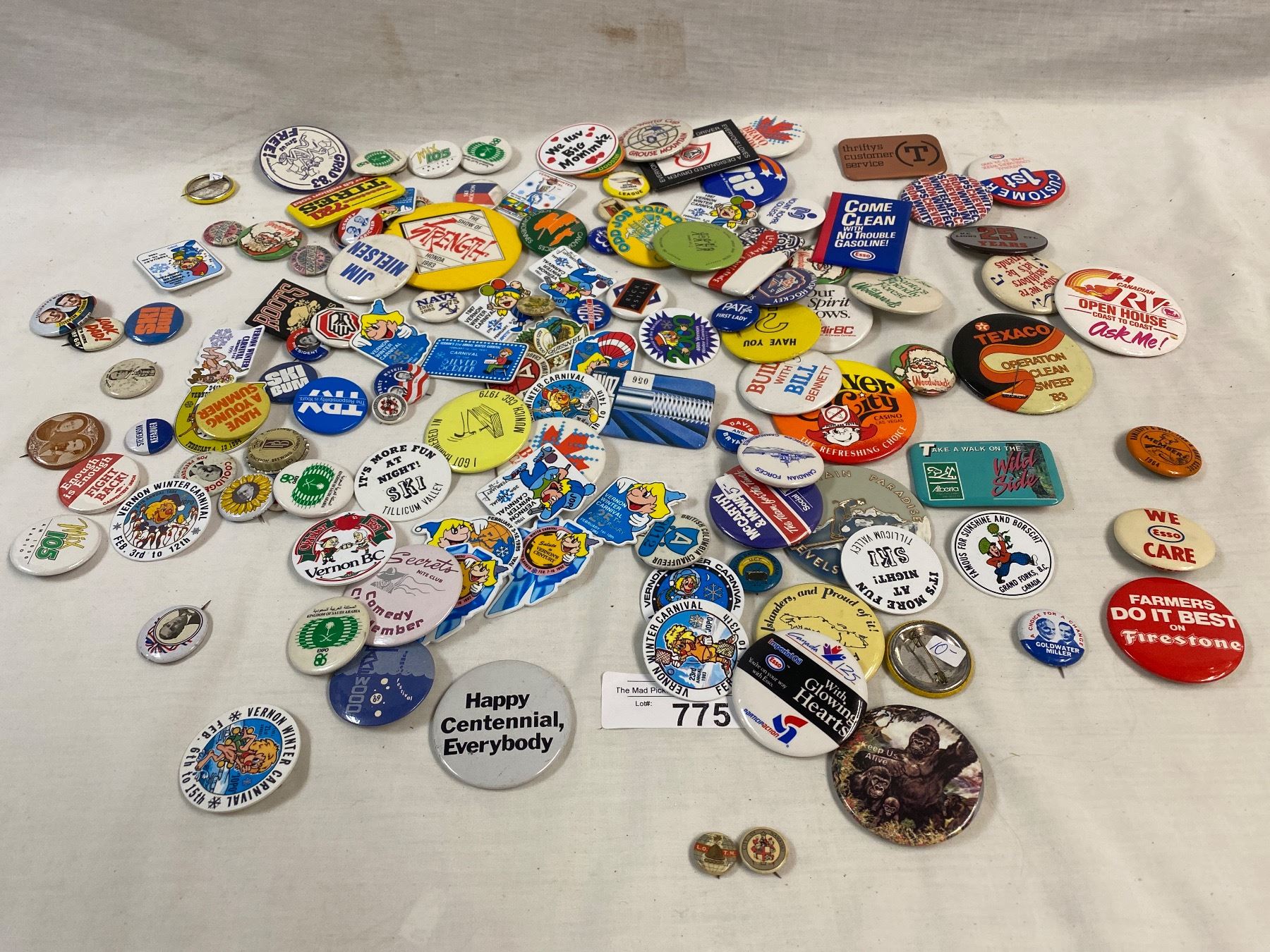 Large Assortment Of Pins - Test Site