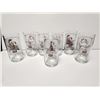 Image 2 : 7 Norman Rockwell Drinking Glasses By Pepsi