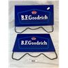 Image 1 : Pair Of B.F. Goodrich Tire Rack Display Signs
